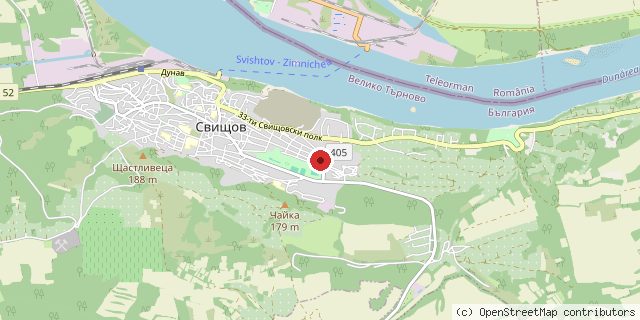 Местоположение на доставчика върху картата