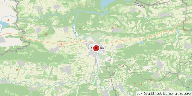 Местоположение на доставчика върху картата