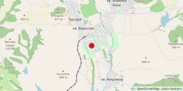 Местоположение на доставчика върху картата