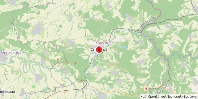 Местоположение на доставчика върху картата
