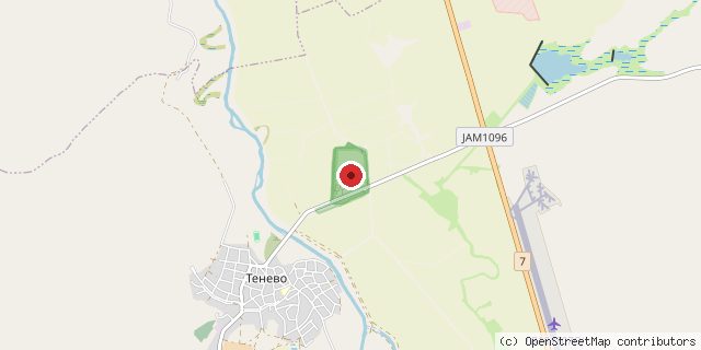 Местоположение на доставчика върху картата