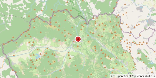 Местоположение на доставчика върху картата