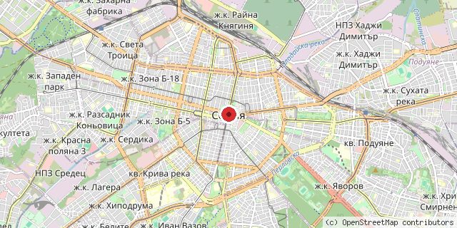 Местоположение на доставчика върху картата