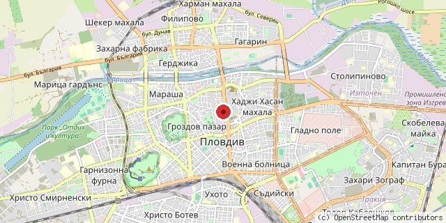 Местоположение на доставчика върху картата