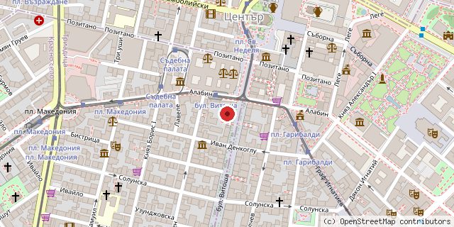 Местоположение на доставчика върху картата