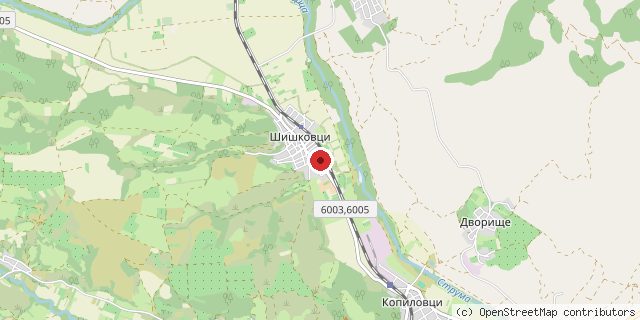 Местоположение на доставчика върху картата